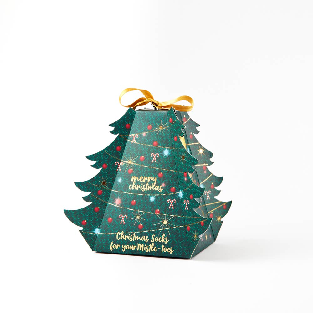 SET REGALO Calzini Unisex Albero di Natale
